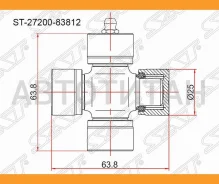 ���������� Suzuki Grand Vitara 98-06/Vitara 89-98 ST2720083812 ����