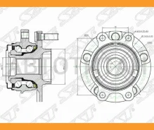 ��������� ���� ����� Nissan Teana J32(VQ25)/TNJ32/Murano TNZ51(QR25) (29 ��. ) SAT ST40202JP01A ST40202JP01A ����
