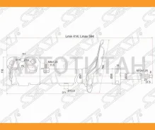������ �������� Mitsubishi Lancer X 07- RH [ST4060A242], ������ ST4060A242 ����