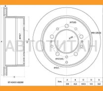 ���� ��������� (���) Toyota Land Cruiser (J100) 98-07 / Lexus LX 98-07 / Toyota Land Cruiser Cygnus SAT ST4243160280 ST4243160280 ����