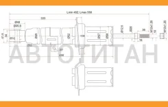 ������ �������� Toyota MARK X/Crown/Lexus IS250/300/350 04- LH [ST4852059275], ����� ST4852059275 ����