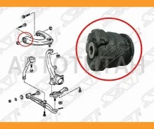 ����������� Toyota Crown 95-07 / Mark II (X90, X100, X110) 92-04 / Lexus IS 98-05 / Toyota Altezza 98- ST4863230100 ����
