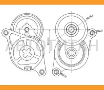 ���������� ���������� ����� Mazda 2/3 07- SAT STZJ3815980B STZJ3815980B ����