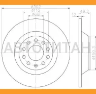 ���� ��������� AUDI A6 2005= (302x12��) ������ (PRO) � ��������� PRO 92132503 ����
