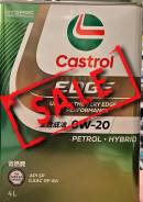 Castrol Edge. 0W-20, �������������, 4��. ����