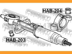 ����������� ������� ����� Toyota Premio/Allion AZT240, NZT240, ZZT24# 2001.12-2007.05 [JP] HAB203 ����