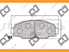 ����. ������� Djparts (A-269K, D2081, PF-1229) 0449125020, 0446525020, GDB1042, D2081 Djparts BP1566 BP1566 ����