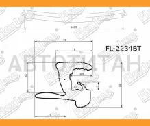 ������� �������� ������ (������) Peugeot 206 98-09 FL2234BT ����