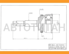 ���� �������� / �������� ������ /����� HDK ��� Nissan Sunny Pulsar N14 B15 Presea R11 1994-1997; 23*55*25; NI-055A42; 3910040Y15 391000M316 391000M811...