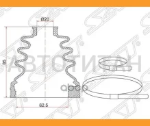 ������� ����� ���������� FR Mitsubishi Lancer X (2 ������. ������), ������ �������� C1609T ����
