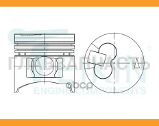 ������ (�-� 4 ��) STD Mitsubishi Delica/L200/Pajero/Montero 4D55/4D56 91- Teikin 43661ASTD 43661ASTD ����