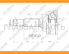 ���� �������� /TI-GUAR ��� Toyota Platz 2NZ 1999- /ABS /22*56*24; TG-9542Z48; 0110042 329104 4341052010 CO7534 JCT0132A TO042 [TG9542Z48] TG9542Z48 ��...