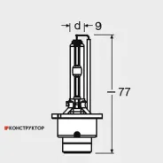 ����� D4S 42V 35W P32d-5 Xenarc Original �������� ������������ �/� (���) 1 ��. Osram 66440 66440 ����