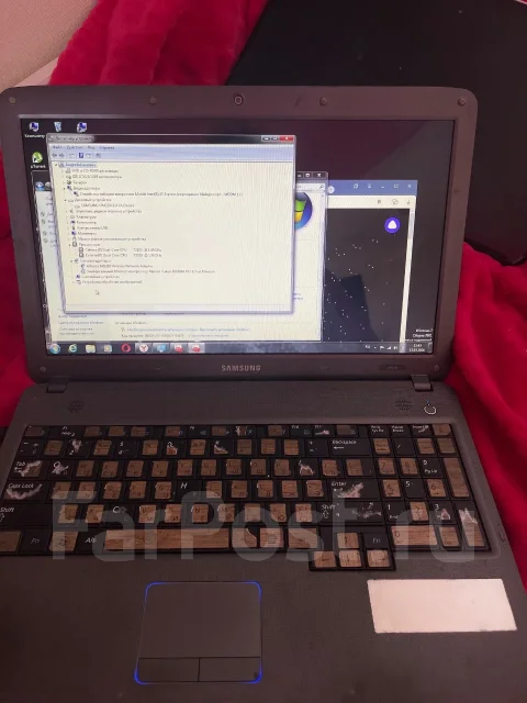 Samsung R528. 15.6", ��� 3072 ��, ���� 250���, WiFi: 1, Bluetooth: 1 ����
