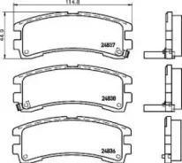 ��������� ������� PF2304 Nisshinbo PF2304 ����