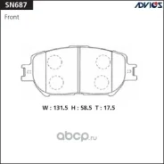 ��������� ������� SN687 Advics SN687 ����