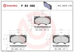 ��������� ������� P83066 Brembo P83066 ����