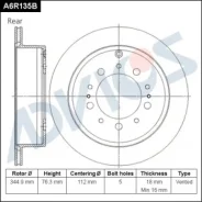 ���� ��������� A6R135B Advics A6R135B ����