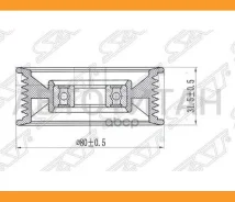 ����� ���������� ����� �������� Honda Accord/Civic 2,0/2,4 00- ST31190PRA000 ����