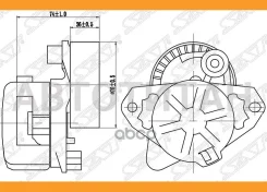 ���������� ���������� ����� Mercedes-BENZ C/E/CLK/SLK/Sprinter 1,8-2,3 02- SAT ST2722000270 ST2722000270 ����