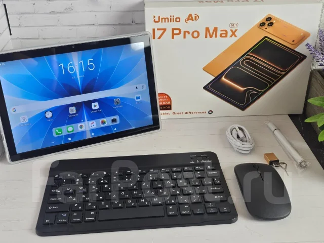 ������� � ����������� Umiio i17 Pro Max. 10.1 ������, ������ 16 �� ����