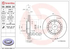 ����� ��������� Brembo 09960824 09960824 ����