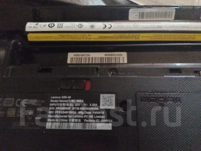 Lenovo G50-45. 15", 2����, ��� 4 ��, ���� 500���, WiFi: 1, Bluetooth: 1 ����