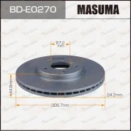 ���� ��������� Masuma, front BMW X1 (F48), X2 (F39) Masuma, �������� BDE0270 ����