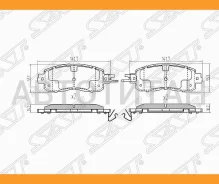 ������� ��������� (�������) Nissan Leaf 09-17 / Teana 14-20 / Altima 12-18 SAT STD10603TA0B, �������� STD10603TA0B ����