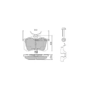 ������� �������� ������! Audi A3-A8 94, VW Golf III-IV/Passat 88, Skoda 96 Fremax FBP057501 FBP057501 ����