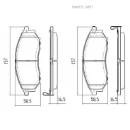 ������� �������� ��������! Infiniti FX35/EX35/G35 05, Nissan 350Z/Pathfinder 06 Fremax FBP1686 FBP1686 ����