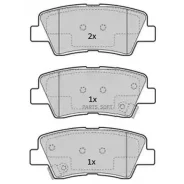 ������� �������� ������! Hyundai Elantra/Solaris/Accent, Kia Soul all 09 Fremax FBP1846 FBP1846 ����