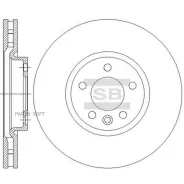 ���� ��������� ��������! VW Transporter 2.0Tdi 10-13 Sangsin Brake SD5704 SD5704 ����