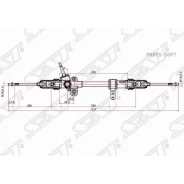 ����� ������� Daihatsu Be-Go 06-16 / Terios 06- (������ ����) SAT ST45510B4012 ST45510B4012 ����