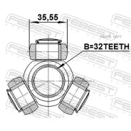 ������� Mitsubishi Lancer CY/CZ# 2007.03-2017.12 Febest 0416DJ24 0416DJ24 ����