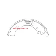 ������� ��������� ����������, ������ - �������� 4�� (���� �� ��������) Sangsin Brake SA218 SA218 ����