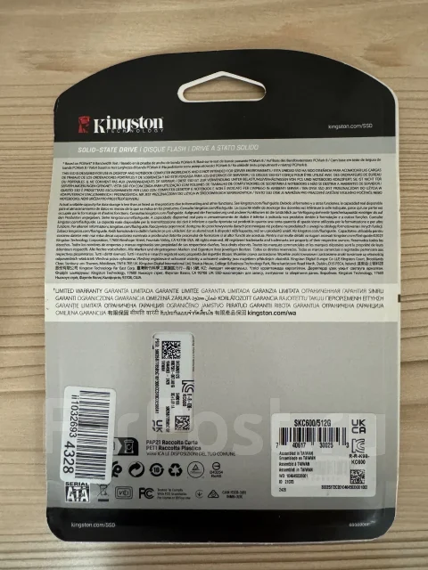 ������� ����� 2,5 �����. 512���, ��������� SATA ����