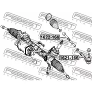 ���������� ������� | ����� ����/��� | Mercedes Benzgl 450 4Matic 166. #, GL/GLS 400 4Matic 166. #, GL 500/550 4 Febest 1621166 1621166 ����
