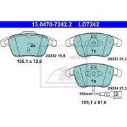 ������� ��������� �������� ������, Ceramic, AUDI: Q3 2.0 TDI/2.0 TDI quattro/2.0 TFSI quattro 11- SEAT: Alhambra 1.4 TSI/1.8 TFSI/2.0 TDI/2.0 TDI 4WD...