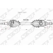 ������ � ����� Toyota Caldina (T190, T210) 92-02 / Corolla 91-02 (�������/ �����) SAT TO5102, ����� �������� TO5102 ����