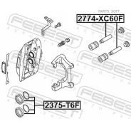 ����������� �������� ���������� ��������� 2375-T6F Febest 2375-T6F 2375T6F ����
