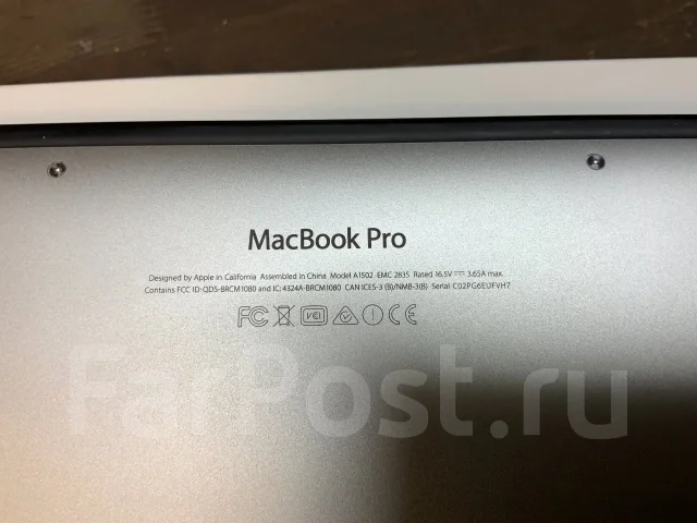 Apple MacBook Pro 13 2015 Early MF841. 13.3", 2,7����, ��� 8 ��, ���� 512���, WiFi: 1, Bluetooth: 1 ����