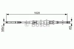 ���� ����������� ������� VW Passat B3 88-93 ���������� ������ / 2 ��. �� �/� [178Bosch1987477169] 1987477169 ����