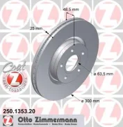 ���� ��������� ! �����. 300x25/48-5x108 Volvo S40/V50 1.8/2.4/2.5/2.0TD 04 [178Zimmermann250135320] 250135320 ����