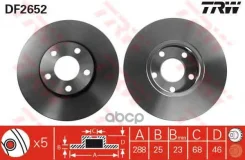 ���� ��������� ��������! 5 ���. Audi 100/A4/A6, VW Passat all 90 DF2652 [178Trwdf2652] DF2652 ����