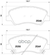 ������� ��������� (�������) Hyundai Creta 15-22 / Elantra 06- [178Brembop18025], �������� P18025 ����