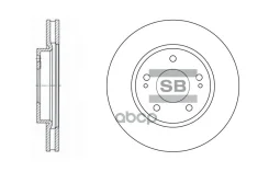 ���� ��������� �������� (275,9x26) 5 ��� MI Lancer (CT9A, CS_W, CS_A) 03-07 [178Sangsinbrakesd4308] SD4308 ����