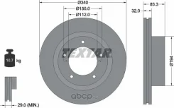 ���� ��������� �������� [340x32] 5 ���. � ��������� PRO ������������� Textar 92204603, �����/������ 92204603 ����