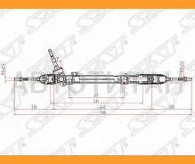 ����� ������� Nissan X-Trail/Qashqai 14- LHD [ST480014BA0A] ST480014BA0A ����
