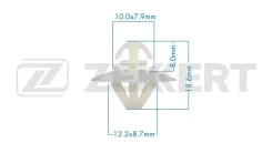 ������ �������� VAG (�����. ���-�� ������ 10 ��) Zekkert be3649 BE3649 ����